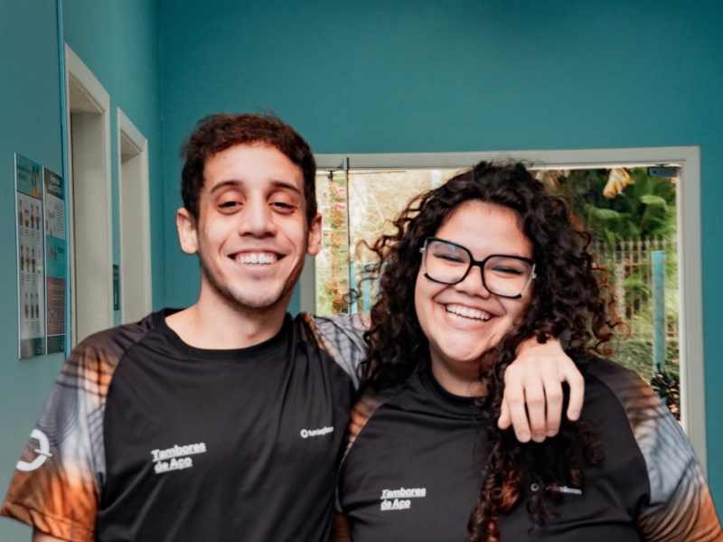 Tambores de Aço em São Paulo: conheça as histórias Marcela e Gustavo, bolsistas do grupo musical da Fundação CSN